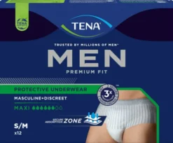 Tena Men Premium Fit Inkontinenz Pants Maxi S-M 12 Stück
