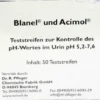 Teststreifenheft zur Bestimmung des Urin Ph Wertes 50 Teststreifen
