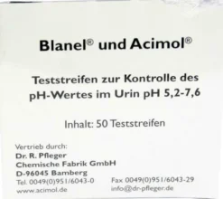 Teststreifenheft zur Bestimmung des Urin Ph Wertes 50 Teststreifen