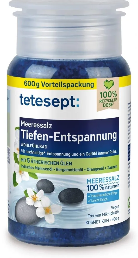 Tetesept Meeressalz Tiefen Entspannung 600 G