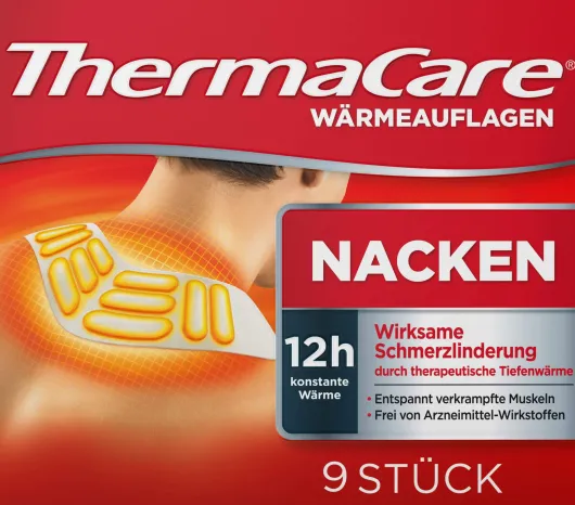 Thermacare Nacken-Schulter Auflagen zur Schmerzlinderung 9 Stück