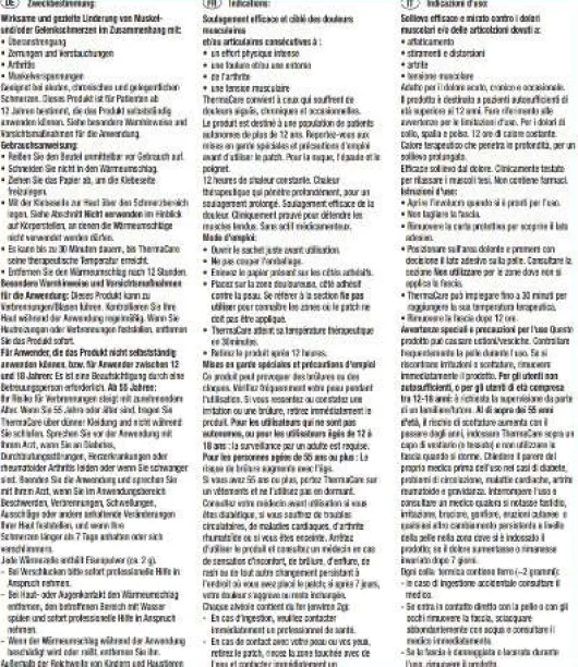 Thermacare Nacken-Schulter Auflagen zur Schmerzlinderung 9 Stück