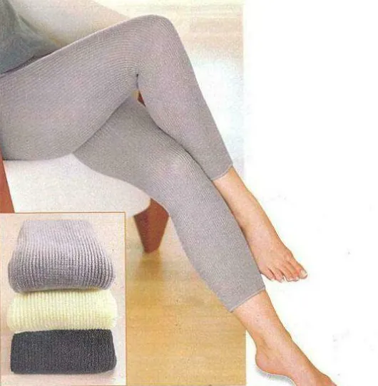 Thermo Leggings Einheitsgröße, grau