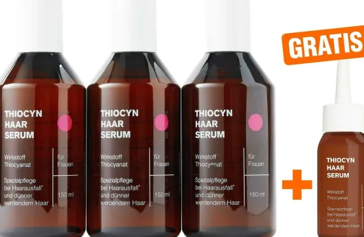 Thiocyn Haarserum Frauen vegan 3 x 150 ml + gratis Thiocyn Harserum Frauen 50 ml