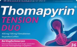 Thomapyrin Tension Duo 400 mg-100 mg 36 Filmtabletten