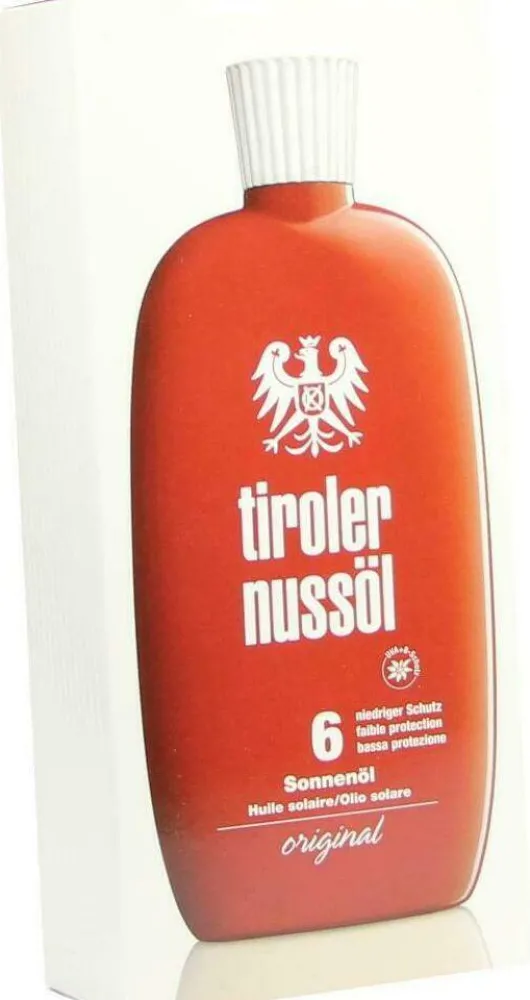 Tiroler Nussöl Original 150 ml Sonnenöl Wasserfest Lsf 6