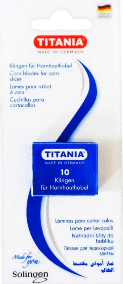 Titania Hornhauthobelklingen 10 Stück
