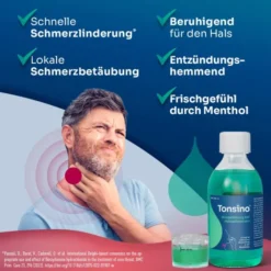 Tonsino Gurgellösung bei Halsschmerzen 240 ml