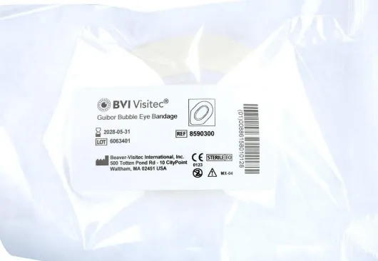 Uhrglasverband Guibor Steril Transparent 10 Verbände