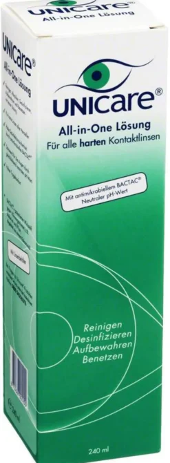 Unicare All in One Für Harte Linsen 240 ml Lösung
