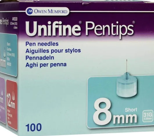 Unifine Pentips 8 mm 31 G Kanüle
