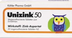 Unizink 50 magensaftresistente Tabletten 50 Stück