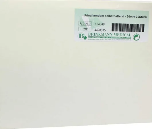 Urinal Kondom 30 mm Medium Selbsthaftend Latex