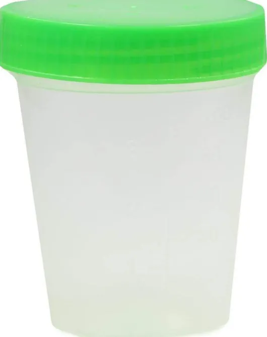 Urinbecher Mit Schraubdeckel Einzelverpackt