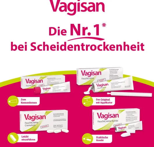 Vagisan Feuchtcreme Cremolum 16 Vaginalzäpfchen