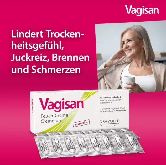Vagisan Feuchtcreme Cremolum 16 Vaginalzäpfchen