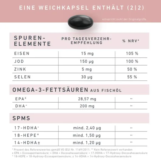 Velnatal Schwangerschaft + Stillzeit 90 Weichkapseln