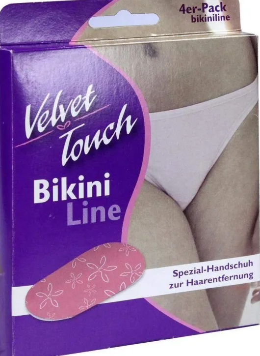 Velvet Touch Bikini Line 4er Pack Handschuhe
