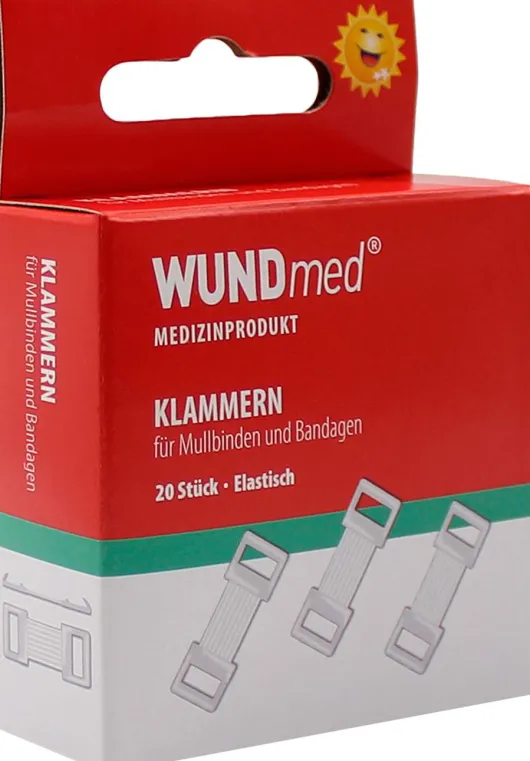 Verbandklammern für Mullbinden und Bandagen 20 Stück