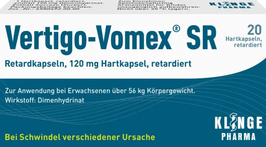 Vertigo Vomex SR 20 Retardkapseln