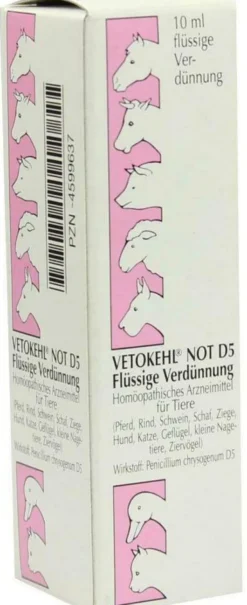 Vetokehl Not. D 5 vet. 10 ml Tropfen