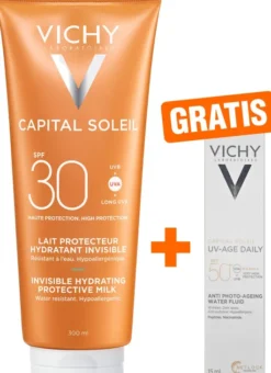 Vichy Capital Soleil mattierendes Sonnenfluid LSF 30 50 ml + gratis Vichy Capital Soleil UV-Age Daily LSF 50+ 15 ml