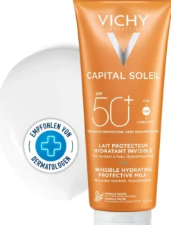 Vichy Capital Soleil 300 ml Sonnenmilch für die ganze Familie LSF 50+