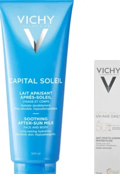 Vichy Capital Soleil nach der Sonne 300 ml Pflegemilch + gratis Vichy Capital Soleil UV-Age Daily LSF 50+ 15 ml