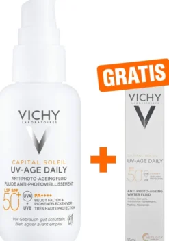 Vichy Capital Soleil UV Age Daily LSF 50+ 40 ml + gratis Vichy Capital Soleil UV-Age Daily LSF 50+ 15 ml