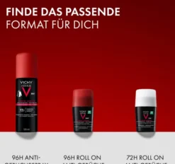 Vichy Clinical Control Homme Deo Spray 96h Doppelpack 2 x 125 ml Spray
