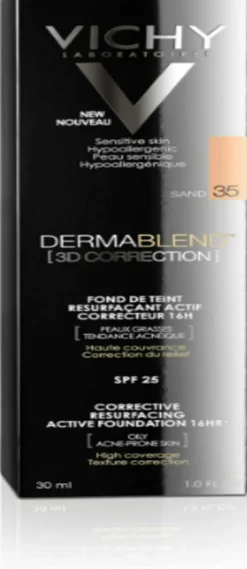 Vichy Dermablend 3d Make-Up 35 Sand 30 ml Creme