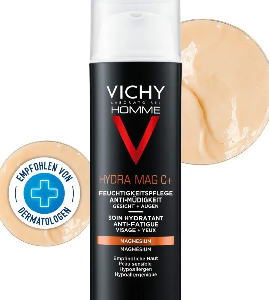 Vichy Homme Hydra Mag C+ 50 ml Feuchtigkeitspflege Anti-Müdigkeit
