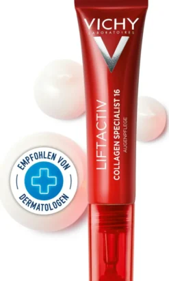 Vichy Liftactiv Collagen Specialist 16 Augenpflege 15 ml + gratis Kosmetiktasche 1 Stück