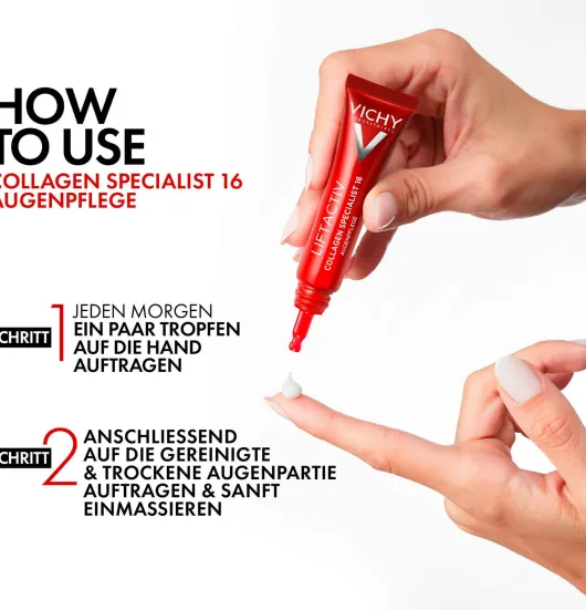 Vichy Liftactiv Collagen Specialist 16 Augenpflege 15 ml + gratis Vichy Liftactiv B3 Anti-Pigfmentflecken LSF 50 15 ml