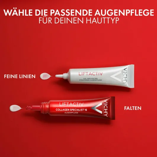 Vichy Liftactiv Collagen Specialist 16 Augenpflege 15 ml + gratis Vichy Liftactiv B3 Anti-Pigfmentflecken LSF 50 15 ml