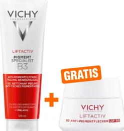 Vichy Liftactiv Pigment Specialist Peeling Waschgel 125 ml + gratis Anti-Pigmentflecken LSF 50 15 ml
