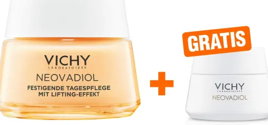 Vichy Neovadiol Tag Trockene Haut in den Wechseljahren 50 ml Creme + gratis Nachtpflege 15 ml