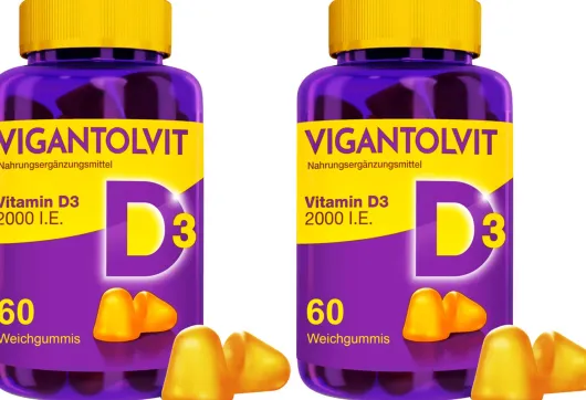Vigantolvit 2000 I.E. Vitamin D3 2 x 60 Weichgummis
