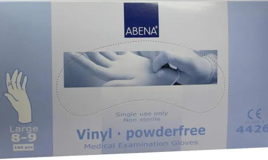 Vinyl Handschuhe Puderfrei Large 100 Stück