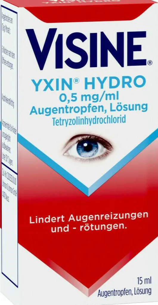 Visine Yxin Hydro 0,5 mg je ml Augentropfen 15 ml