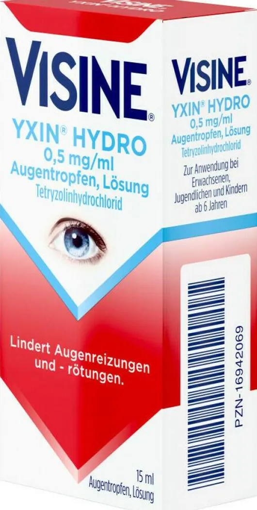 Visine Yxin Hydro 0,5 mg je ml Augentropfen 15 ml