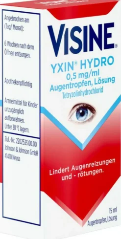 Visine Yxin Hydro 0,5 mg je ml Augentropfen 15 ml