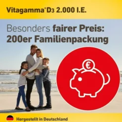 Vitagamma D3 2.000 I.E. Vitamin D3 Nem 50 Tabletten