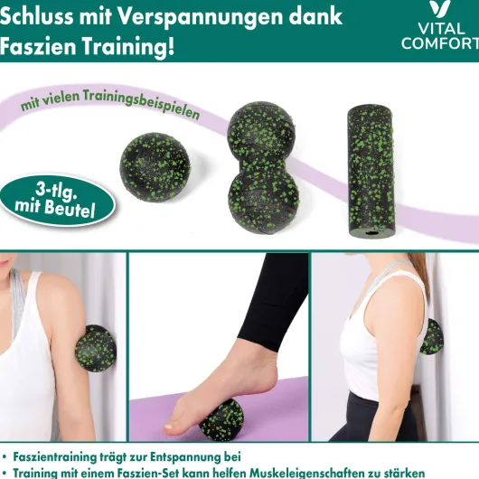 Vital Comfort Faszien-Training- Set Mini 3-tlg.