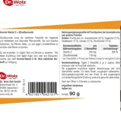 Vitamin C + Bioflavonoide Dr.Wolz Pulver
