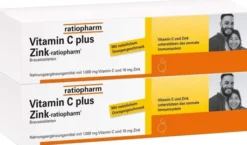Vitamin C plus Zink-ratiopharm 2 x 40 Brausetabletten