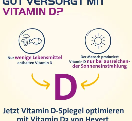 Vitamin D3 Hevert 2.000 I.E. 120 Tabletten