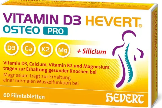 Vitamin D3 Hevert Osteo Pro 60 Filmtabletten