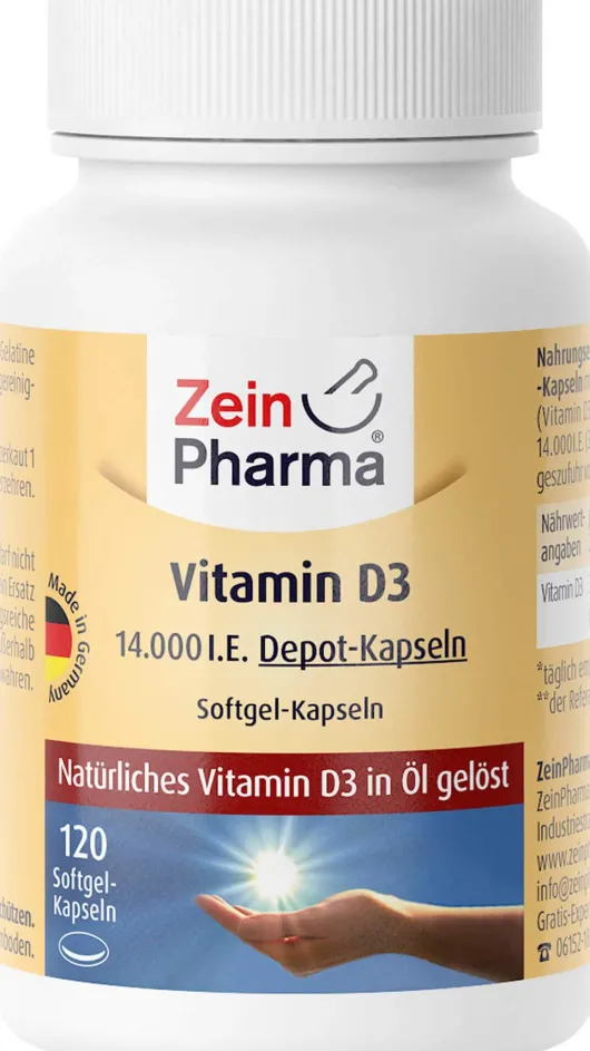 Vitamin D3 14.000 I.E. 120 Softgel Kapseln