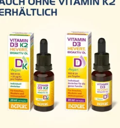 Vitamin D3 K2 Hevert Bioaktiv 20 ml Öl